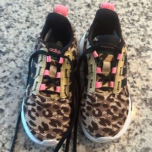 Toddler Adidas cheetah prints shoes
